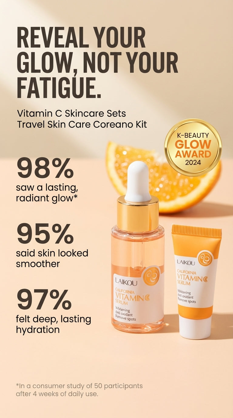 Vitamin C Skincare Sets Travel Skin Care Coreano Kit